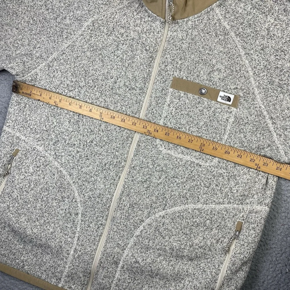 The North Face Gordon‎ Lyons Heavyweight Full-Zip Fleece Jacket XL Oatmeal